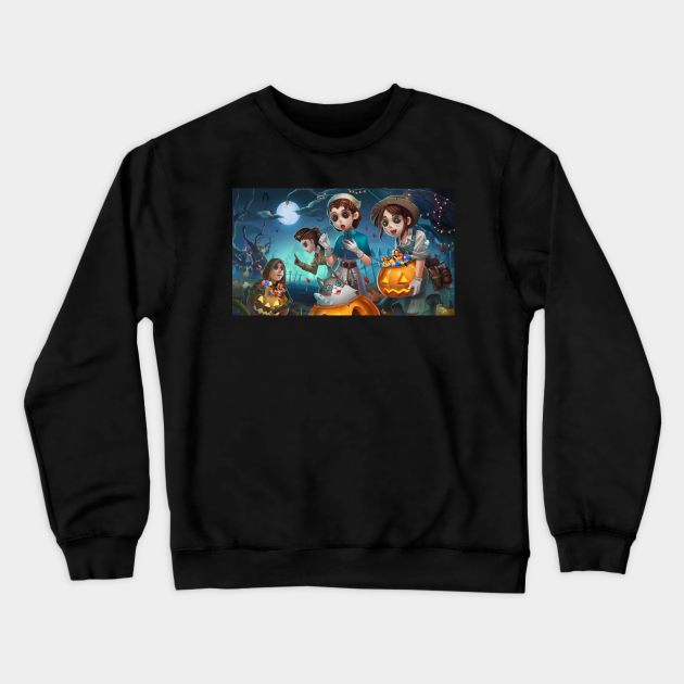 Happy Halloween Crewneck Sweatshirt by HanhChu